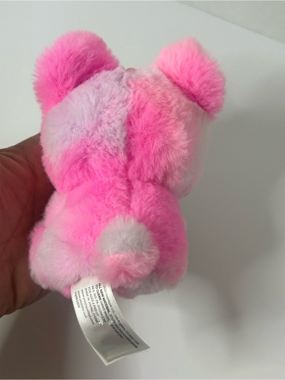 Pink Plush Bunny Character Keychain - Picture 5 of 7